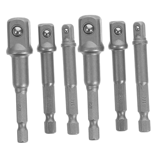 Balacoo Drill Chuck Adapter Set 3/8 in 1/4 in 1/ Impact Socket Adapters Rod Sleeves