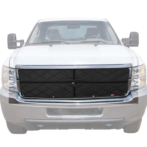 Charge Air Cooler Icing During Extreme Cold Weather Conditions - 2019-2022 Cadillac XT4 3 Quilted Adjustable Winter Front Grille Cover Fits Chevy Silverado 2011-2014 (2500 & 3500 Series) With Upgraded Extreme Weather YKK Zipper (901-22)