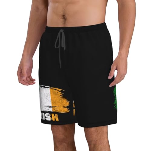 Men's Swim Trunks,Beach Board Shorts Holiday Shorts-Quick Dry Casual Drawstring Shorts2