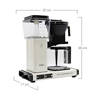 Moccamaster KBG Select, Kaffeemaschine, Retro Kaffeemaschine, Filterkaffee, Off-White, 1.25L – Ansicht 2