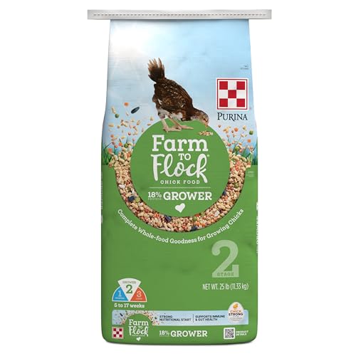 Purina Farm to Flock 18% Grower Chick Food 25 Pound Bag