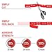 CANOPUS Double Sided Mounting Tape, Strong & Heavy Duty, Permanent Clear 4910, for Indoor Outdoor Fixing, DIY Crafts, LED Lights, Car Glass, Home & Office Walls Decoration, 1in x 15ft, Made in USA