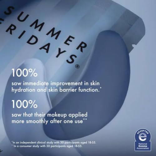Image of Summer Fridays Jet Lag Hydrating Eye Patches - De-puffing Hydrogel Under Eye Masks with Hyaluronic Acid, Caffeine + Peptides - Soothing + Refreshing At-Home + Travel Skin Care (6 Pairs)