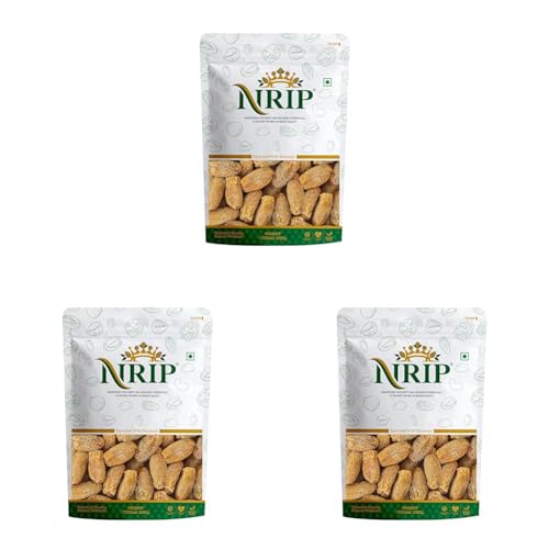Image of NRIP Yellow Dates Dry Khajoor (Pila Chuara) 200 Gm (Pack of 3)