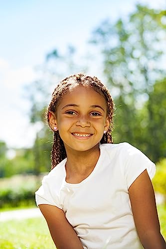 925 Sterling Silver Children's Glitter Heart Stud Earrings3