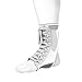 Shock Doctor Compression Ankle Brace 849 Ultra Gel Lace Up Ankle Support - White, X-Small - Includes 1 Brace