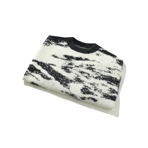 Men's Graffiti Graphic Sweaters Crewneck Long Sleeves Regular Fit Soft Pullovers 7