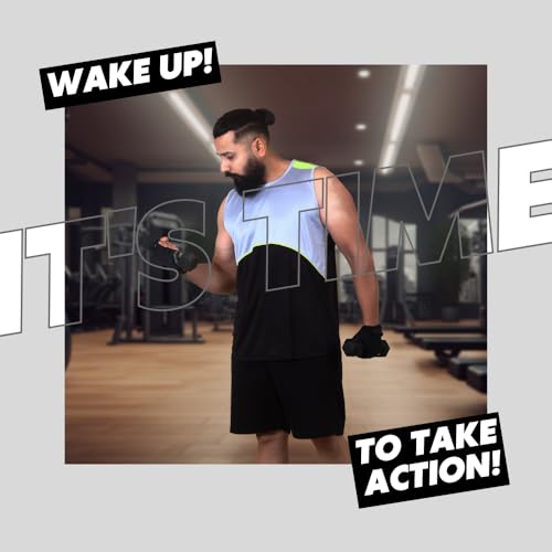 Image of Sleeveless T Shirts for Men - Gym Vest, Sando Tank Top Wear, Workout Baniyan, Stringers Inner Shirt, Bodybuilding Tshirts, Sports Tshirt Vests, Stylish Tanks Tops