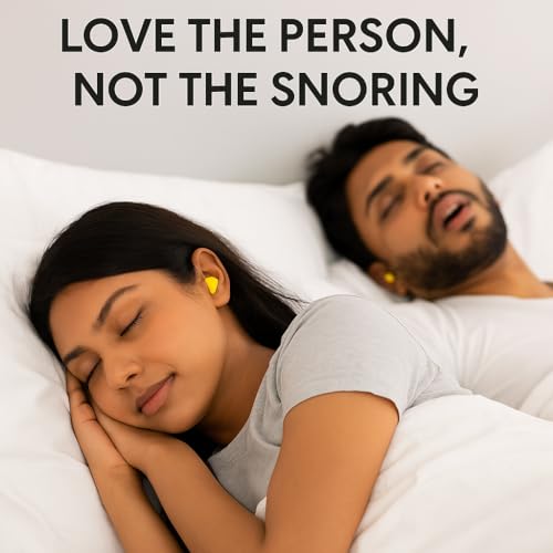 Image of Aseem Ultra Soft Foam Ear plugs for noise cancellation, Ultra Comfortable Premium Noise Reducing ear plugs for sleeping, Loud Sound Reduction, 36 dB Noise Reduction, 60 Pair