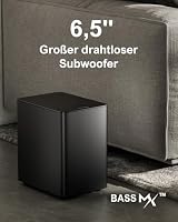 ULTIMEA 7.1 Surround Sound System für TV mit Dolby Atmos, App Steuerung, 4 kabelgebundene Surround-Lautsprecher, 460W Soundbar für Smart TV mit Wireless Subwoofer, Heimkino Sound System, Poseidon D80 – Ansicht 8