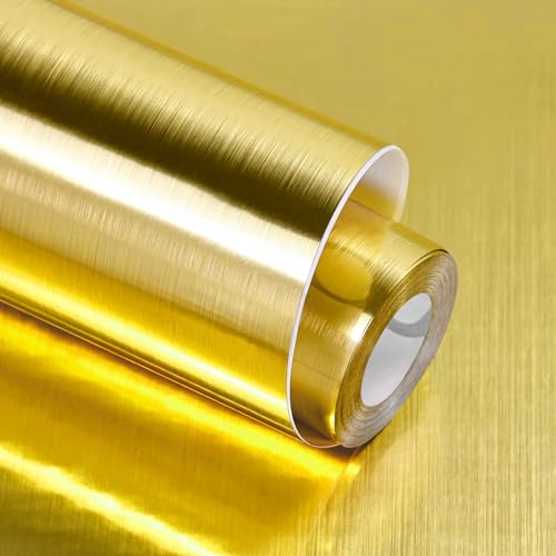Rollo de metal autoadhesivo de acero inoxidable Película de vinilo decorativa autoadhesiva plateada60 × 300 cm Pegatinas para muebles