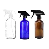 Botellas reutilizables de vidrio de niebla fina para viajes en aerosol.