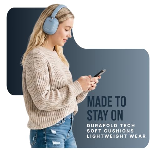 Image of Noise Airwave Max 2 Wireless On-Ear Headphones with 50H Playtime, 40mm Drivers - Deep Bass, 3 Preset EQ Modes, 40m /s Low Latency, Dual Pairing,BT V5.3 (Bold Black)