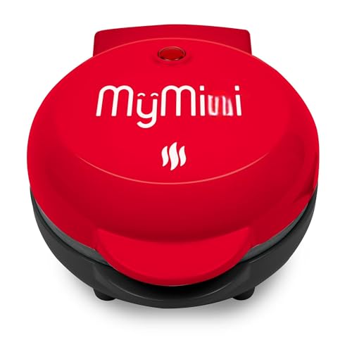 Image of MyMimi 550-Watt Red Pancake Griddle – Easy to Use (1 Item)
