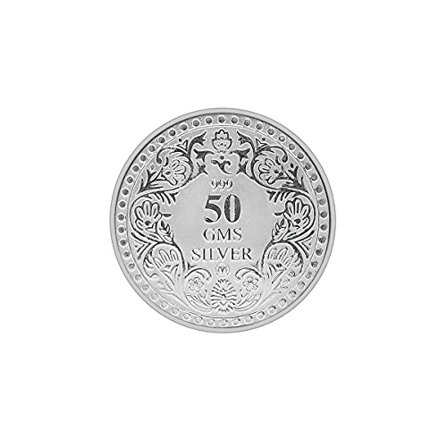 Image of FORTUNE FOREVER Pure Silver Queen Victoria BIS Hallmarked Round Coin Chandi Sikka with Blister Card Perfect for Gifting Investment Diwali Dhanteras (999 Purity)