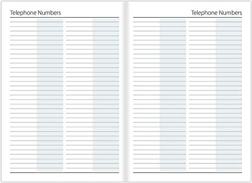 2023 A5 Week to View Diary | WTV A5 Planner | Hardback Cover | Casebound (Blue)