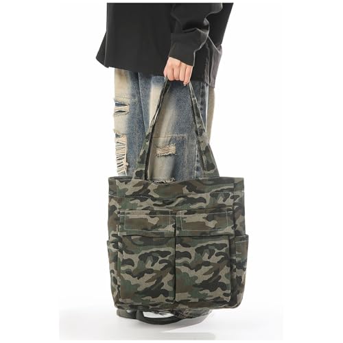 Bolso casual de mujer con estampado leopardo y múltiple bolsillo miniatura 5