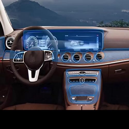 Film protection écran LCD TPU évitez les rayures sur le tableau de bord Benz Classe E W213