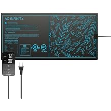 AC Infinity SUNCORE H3, Seedling Mat 10 x 20.75 with Digital Thermostat Controller for Exact Temperature Levels, Waterproof Heating Pad for Indoor Gardening, Hydroponics, Germination, Cloning