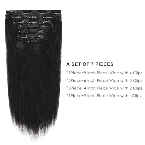 Extensiones de clip de pelo rizado y liso natural brasileño de doble trama 2