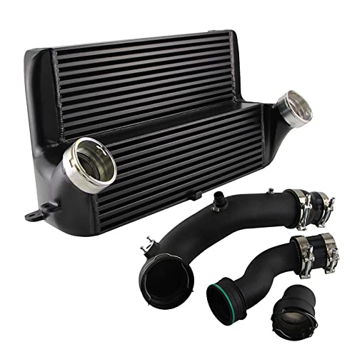 PKSABB Intercooler Pipe Kit Charge Boost Pipe Turbo compatible with X5 E70 LCI 09-13; X6 E71 35i 09-14 3.0L Engine