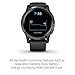 Garmin vivoactive 4, GPS Smartwatch, Features Music, Body Energy Monitoring, Animated Workouts, Pulse Ox Sensors and More, Black