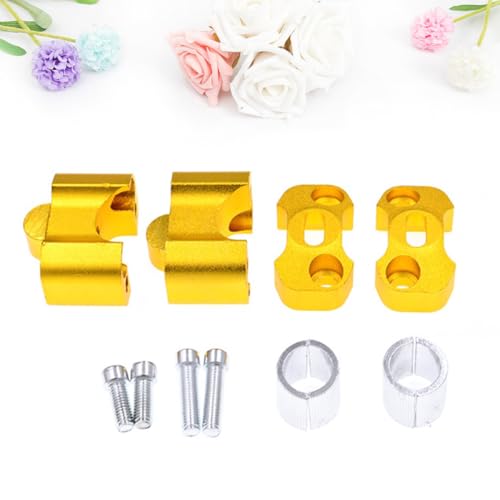 Abrazaderas ajustables Mipcase de 28mm con aleación de aluminio para elevar manillar 5