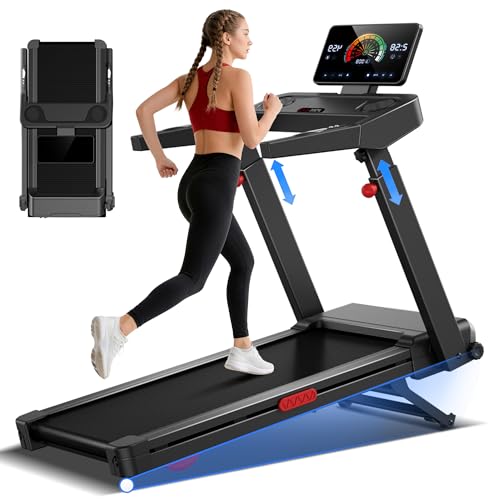 LONTEK Treadmill with Auto 20% Incline, Treadmills for Home, Portable Treadmill with 400lb Capacity...
