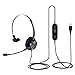 Produktbild Emaiker Mono Wired USB PC-Headset mit Geräuschunterdrückung,PC Kopfhörer mit Mikrofon Lautstärkeregler für Büro, Laptop, Callcenter,Skype,Teams,Zoom,Dragon Spracherkennung, Telekom