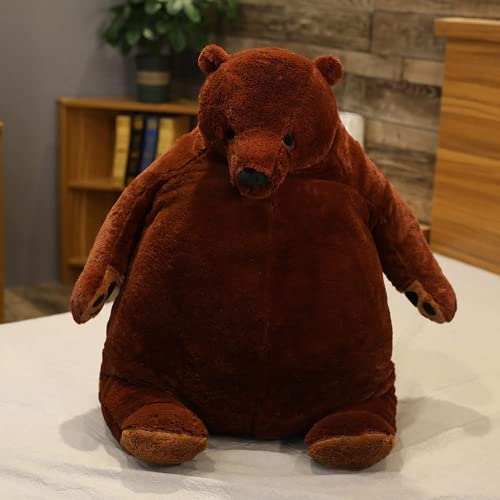 Sausudols Teddybär Plüsch 60 cm Teddy Bär Stofftier Plüschtier Kuscheltier Geschenk für Kinder und Erwachsene Dunkelbraun