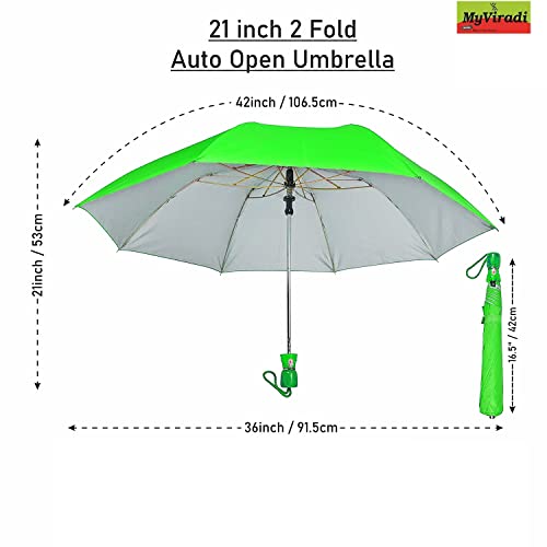 Image of 2 Fold Umbrella for Women & Men Office 2 Fold Umbrella for Girls - Set Of 1