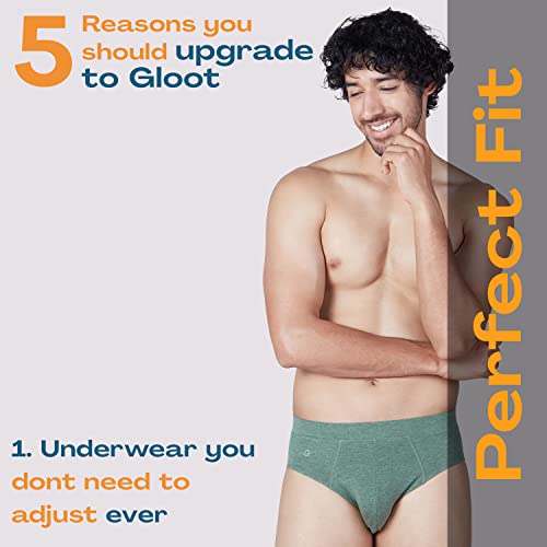 Image of GLOOT Men's Cotton Modern Solid Briefs