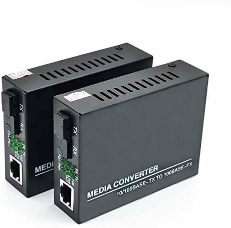 1 Pair Fast Ethernet Singlex BIDI SC 40KM Fiber Optic Media Converter,10/100M Singlemode
