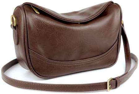 Saddle Crossbody Bags for Women Boho Vegan Leather Shoulder Purse...