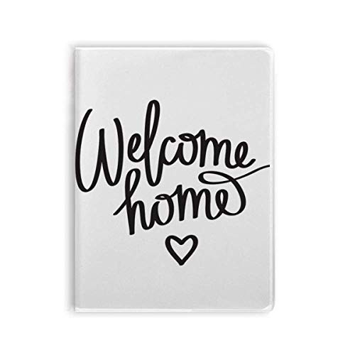 Carnet de bienvenue à la maison cadeau Art déco souple