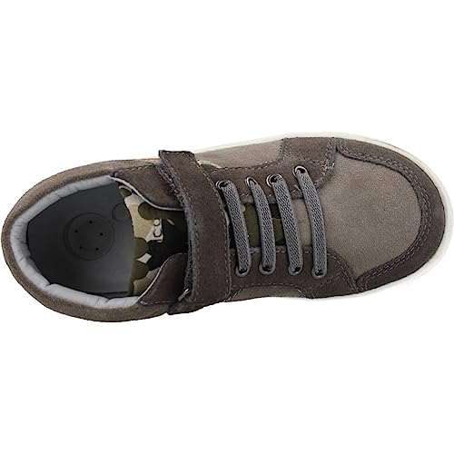 Chicco 1068194C Gris : bottes bébé en cuir uni avec scratch - 7