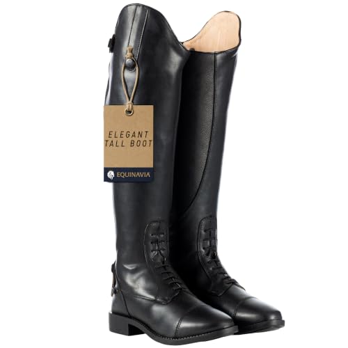 Equinavia Karina Synthetic Horse Riding Boots for Women, Equestrian Boots