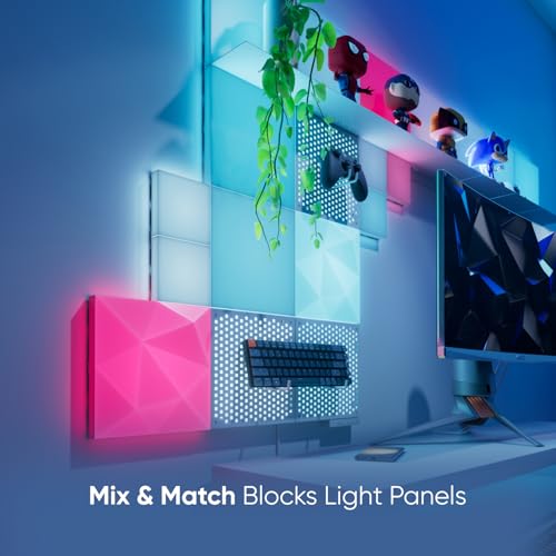 Image of Nanoleaf Blocks Smart LED Wall Light Panels, Combo 10PK