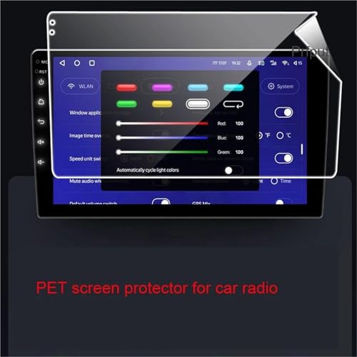 Protection écran PET autoradio 9 pouces pour garder une navigation nette