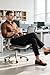 GINGTTO Men's Golf Dress Pants Slim Fit Stretch Tapered Skinny Chino Trousers for Men Fashion Work Pant Black 32