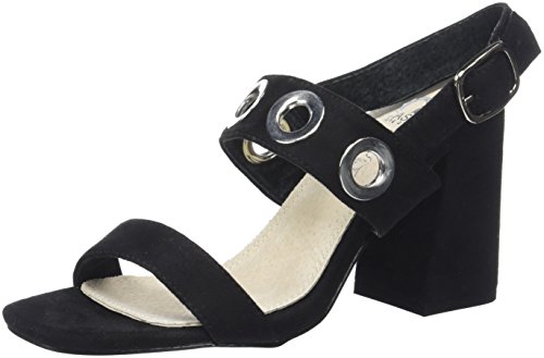 CASSIS COTE D'AZUR Sirene, Sandales Bout Ouvert Femmes, Noir (Noir), 37 EU