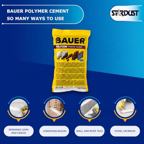 image for Bauer Instant Polymer Cement, Ready-to-Use Formula for Concrete, Stone