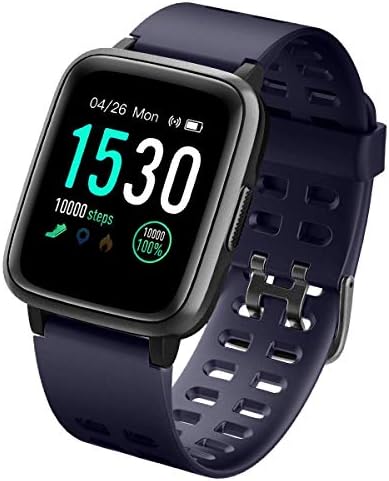 CHEREEKI Fitness Tracker, Fitness Watch with Heart Rate Monitor Waterproof IP68 1.3'' Color Screen Smartwatch, Stopwatch, Step Counter, Sleep Monitor Activity Tracker for Men Women Kid