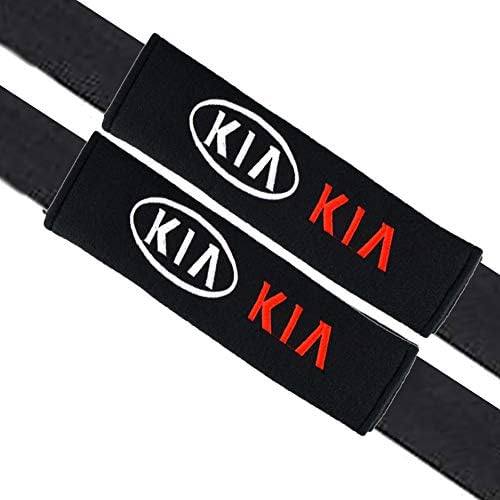 VILLSION 2Pack Auto Seat Belt Pads Cover Soft Cotton Car Safety Belt Cushion Neck Shoulder Pads