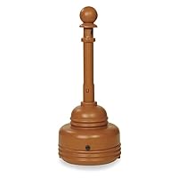 Vista 9 de Eagle 1206beige polietileno de alta densidad (HDPE) safesmoker recipiente de cigarrillo, 5 Quart Capacidad, Gris, 1