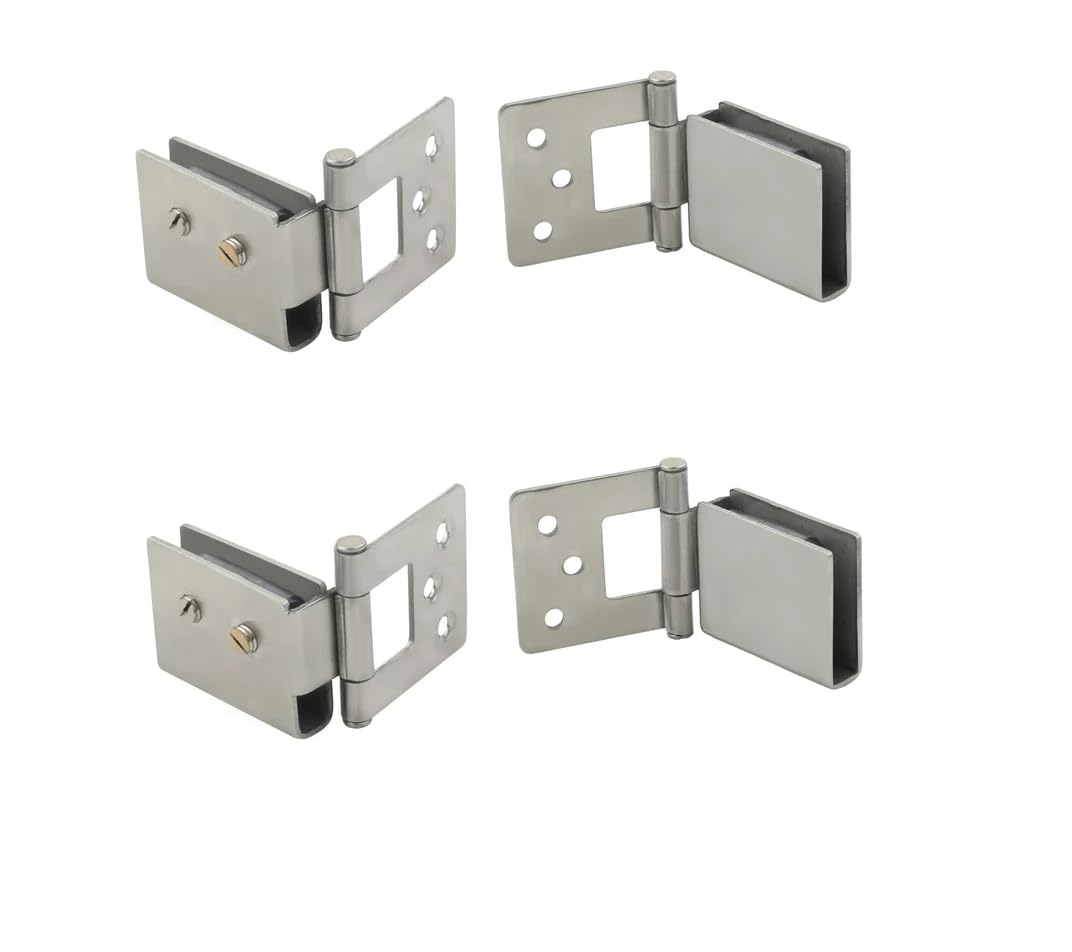 RAB Hinges Stainless Steel Glass Hinges ss Pack of 2 Pair (B09SHV7ZYC) Amazon Price History, Amazon Price Tracker