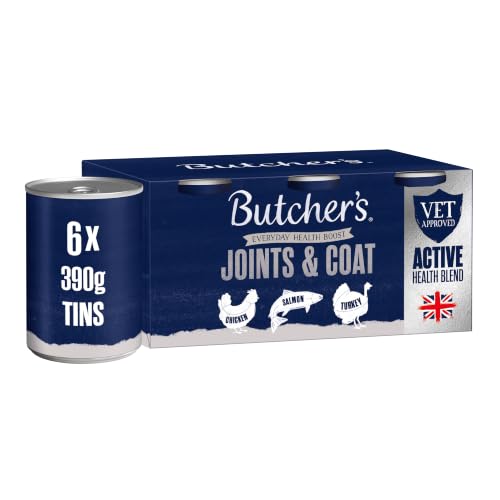Butchers Joints & Coat Wet Dog Food Tin Cans Variety Pack 9.36 kg (24 x 390 g)