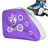 Borsa per pattinaggio su ghiaccio, traspirante, borsa per pattinaggio artistico, per pattini a rotelle, zaino regolabile per ragazzi e ragazze