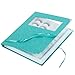 16 Paris Eyelash Storage Book Portable Eyelash Organizer Holder Case Make Up Display Catalog Lash Container Box Glitter Cover Lash Empty Case (Green)