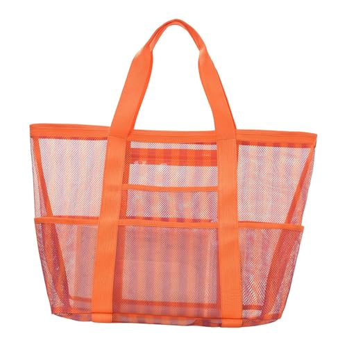 Sac en filet rose mandarine votre nouvel accessoire indispensable des vacances aux loisirs - 7